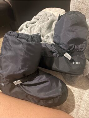 Bloch Black Padded Bootie Slippers